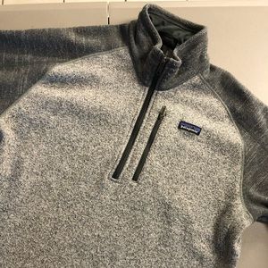 Patagonia Better Sweater Half Zip Two-Tone Gray